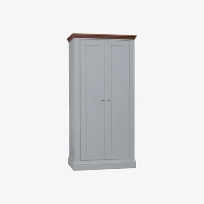 Furniture Village Ottaway 2 Door Wardrobe - Grey