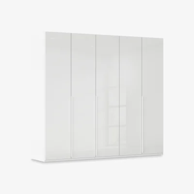 Furniture Village Rauch - Haven 251cm 5 Door Hinged Wardrobe with Glass Doors