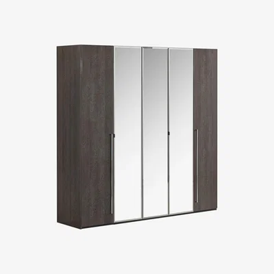 Furniture Village Palazzo 5 Door Wardrobe with 3 Mirrors