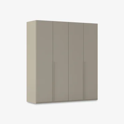Furniture Village Rauch - Haven 201cm 4 Door Hinged Wardrobe with Décor Doors