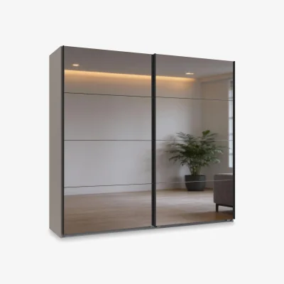 Furniture Village Wiemann - Antoni 180cm 2 Door Decor Sliding Wardrobe with 2 Mirror Doors