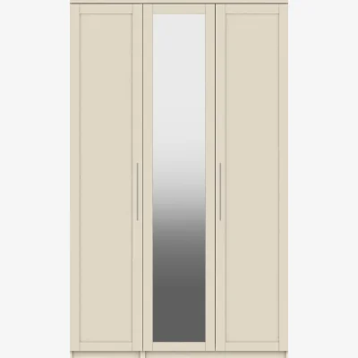 Furniture Village London Bedrooms - Fenchurch 3 Door Tall Wardrobe with Mirror - Champagne