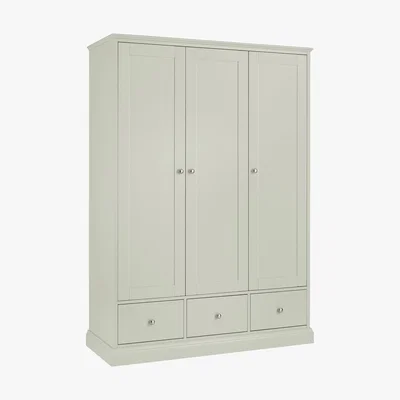 Furniture Village Faye Triple Wardrobe - Grey