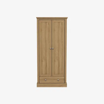 Furniture123 LPD Oak Double Wardrobe - Devon