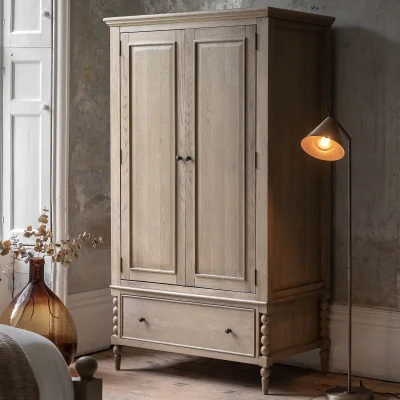 French Bedroom Bobbin 2-Door Armoire