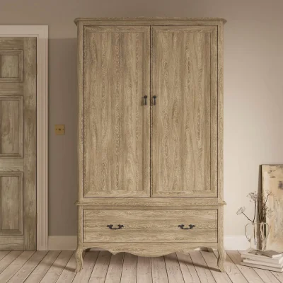 Feather & Black Salcombe Wardrobe, Pale Weathered Oak