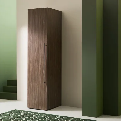 Habitat Habitat Atlas 1 Door Wardrobe - Walnut