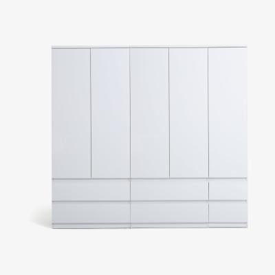 Habitat Habitat Jenson 5 Door Wardrobe - White