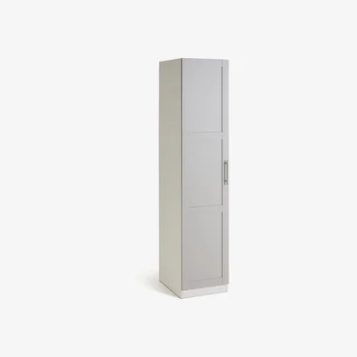 Habitat Habitat Munich 1 Door Framed Wardrobe - Grey