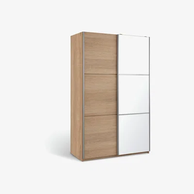 Habitat Habitat Holsted Small Oak Effect & Mirror Wardrobe