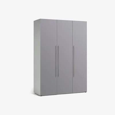 Habitat Habitat Atlas 3 Door Wardrobe - Grey Gloss