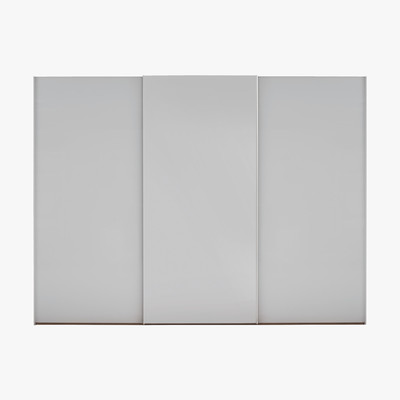 Habitat Kripton Matt White&Mirror 3 Door Sliding Wardrobe W300Xh223Cm, White And Mirrored