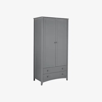 Habitat Habitat Minato 2 Door 2 Drawer Wardrobe - Grey