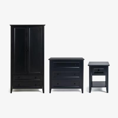 Habitat Habitat Kingham 3 Piece 2 Door Wardrobe Set - Blue