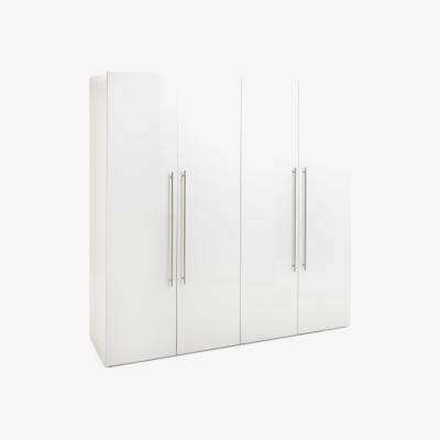 Habitat Habitat Atlas 4 Door Wardrobe - White Gloss