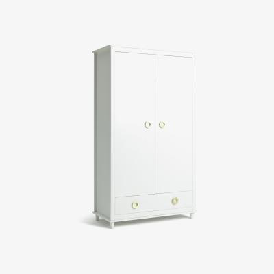 Habitat Habitat Bardot 2 Door 1 Drawer Wardrobe - White