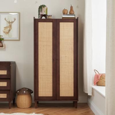 Habitat Tutti Bambini Japandi 2 door Wardrobe - Walnut