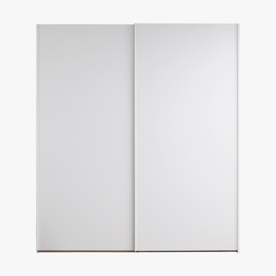 Habitat Kripton Matt White 2 Door Sliding Wardrobe W160 X H223Cm, White