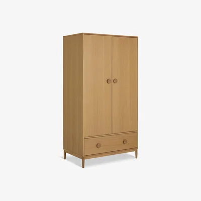 Habitat Habitat Cornelia 2 Door 1 Drawer Wardrobe - Oak