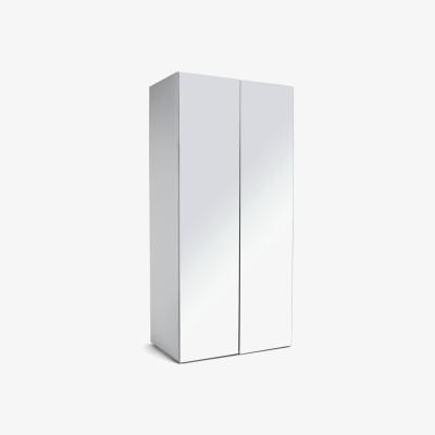 Habitat Habitat Atlas 2 Door Mirrored Tall Wardrobe - White