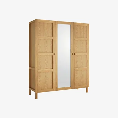 Habitat Habitat Radius 3 Door Wardrobe - Oak