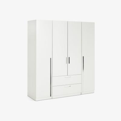 Habitat Habitat Munich 4 Door 2 Drawer Wardrobe - White