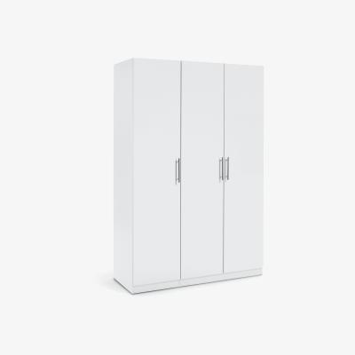 Habitat Habitat Munich 3 Door Wardrobe - White Gloss