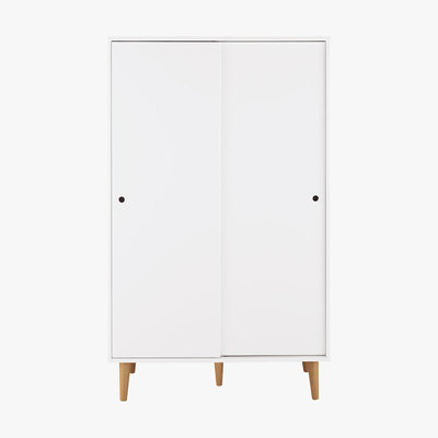 Habitat Cato White 2 Door Sliding Wardrobe, White