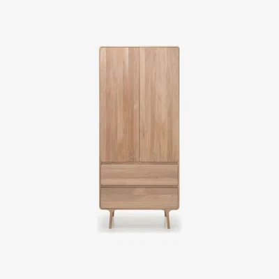 Heal's Gazzda Fawn Wardrobe Oak - Heal's UK Bedroom Furniture