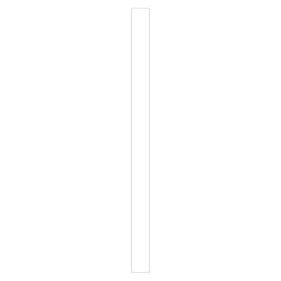 Homebase Spacepro Wardrobe Multi Purpose Liner White (H)2800mm x (W)90mm x (D)18mm