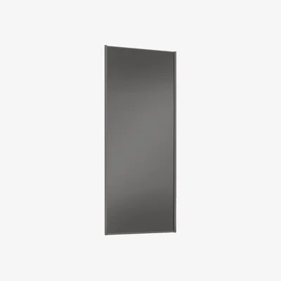 Homebase Classic Sliding Wardrobe Door Graphite Panel with Graphite Frame (W)762mm