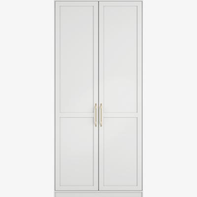 Homebase Austen White 2 Door Wardrobe
