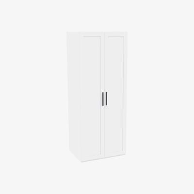 Homebase Homebase Shaker Double Wardrobe (W)780 x (H)1986mm - White