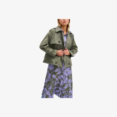 John Lewis MY ESSENTIAL WARDROBE Mira Trench Jacket, Dusty Olive