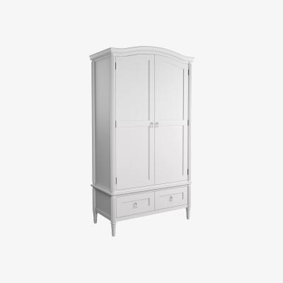 John Lewis Laura Ashley Bramford 2 Door, 2 Drawer Wardrobe, White