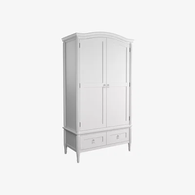 John Lewis Laura Ashley Bramford 2 Door, 2 Drawer Wardrobe, White