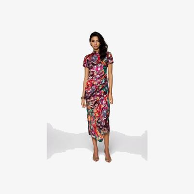 John Lewis Closet London Abstract Design Pencil Maxi Dress