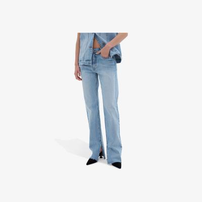 John Lewis MY ESSENTIAL WARDROBE Daisy Straight Leg Jeans, Light Blue Wash