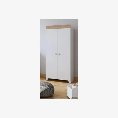 John Lewis Little Acorns Classic Two-Tone Double Wardrobe