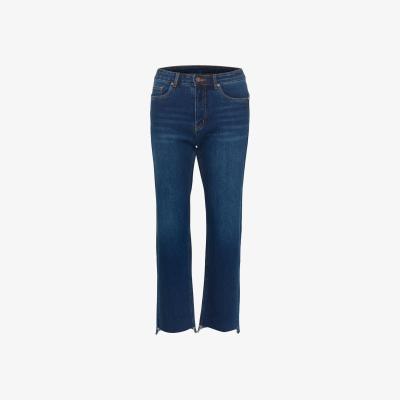 John Lewis MY ESSENTIAL WARDROBE Dango Straight Leg Jeans, Dark Blue Wash