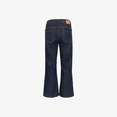 John Lewis MY ESSENTIAL WARDROBE Abina Flared Jeans, Dark Blue