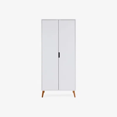 John Lewis Obaby Maya Double Wardrobe, Light Grey