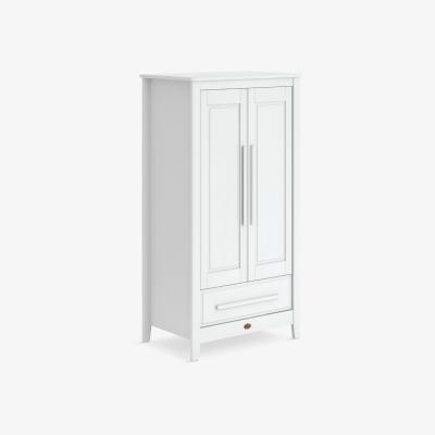 John Lewis Boori Linear Double Wardrobe, White
