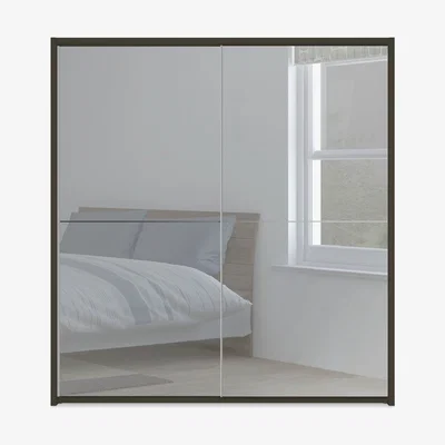 John Lewis John Lewis & Partners Girona 200cm Wardrobe With Glass or Mirrored Sliding Doors