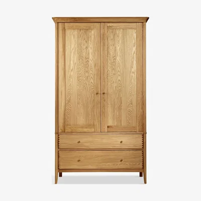 John Lewis John Lewis & Partners Essence Double Wardrobe, Oak