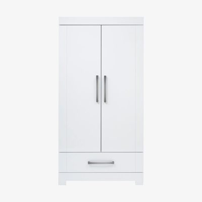 John Lewis Silver Cross Notting Hill Wardrobe, Gloss White