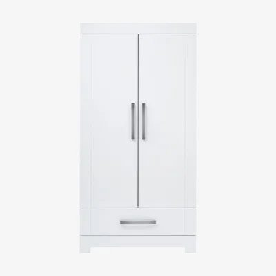 John Lewis Silver Cross Notting Hill Wardrobe, Gloss White