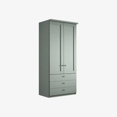 John Lewis John Lewis Marlow 100cm Hinged Wardrobe with 3 Drawers