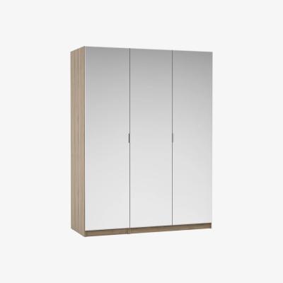 John Lewis ANYDAY John Lewis & Partners Mix it Mirrored Triple Wardrobe, Grey Ash