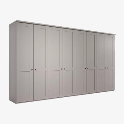 John Lewis John Lewis Marlow 400cm Hinged Wardrobe, Pebble Grey